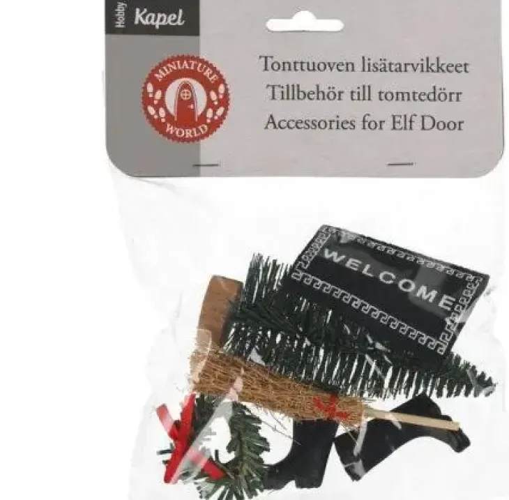 Kapel tonttuovi miniatyyri lisätarvikkee