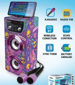 Karaoke trendix disco kauitinsetti