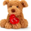Keel toys pehmokoira sydämellä 18cm