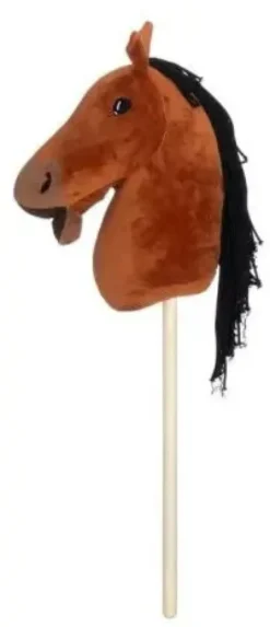 Keppihevonen tummanruskea 75 cm