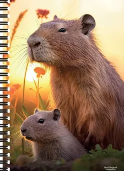 Kierrevihko capybara 3d