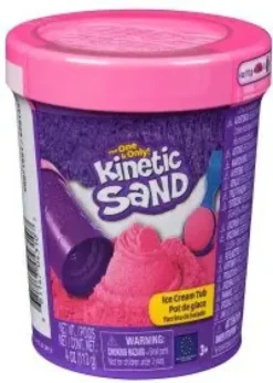 Kinetic sand ice cream tub
