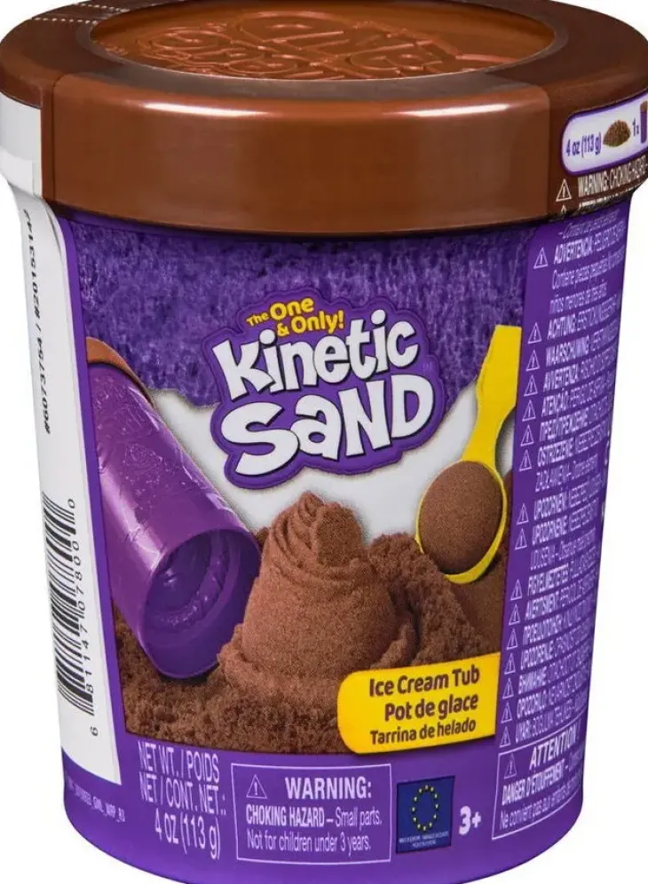 Kinetic sand ice cream tub