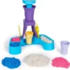 Kinetic sand soft serve station