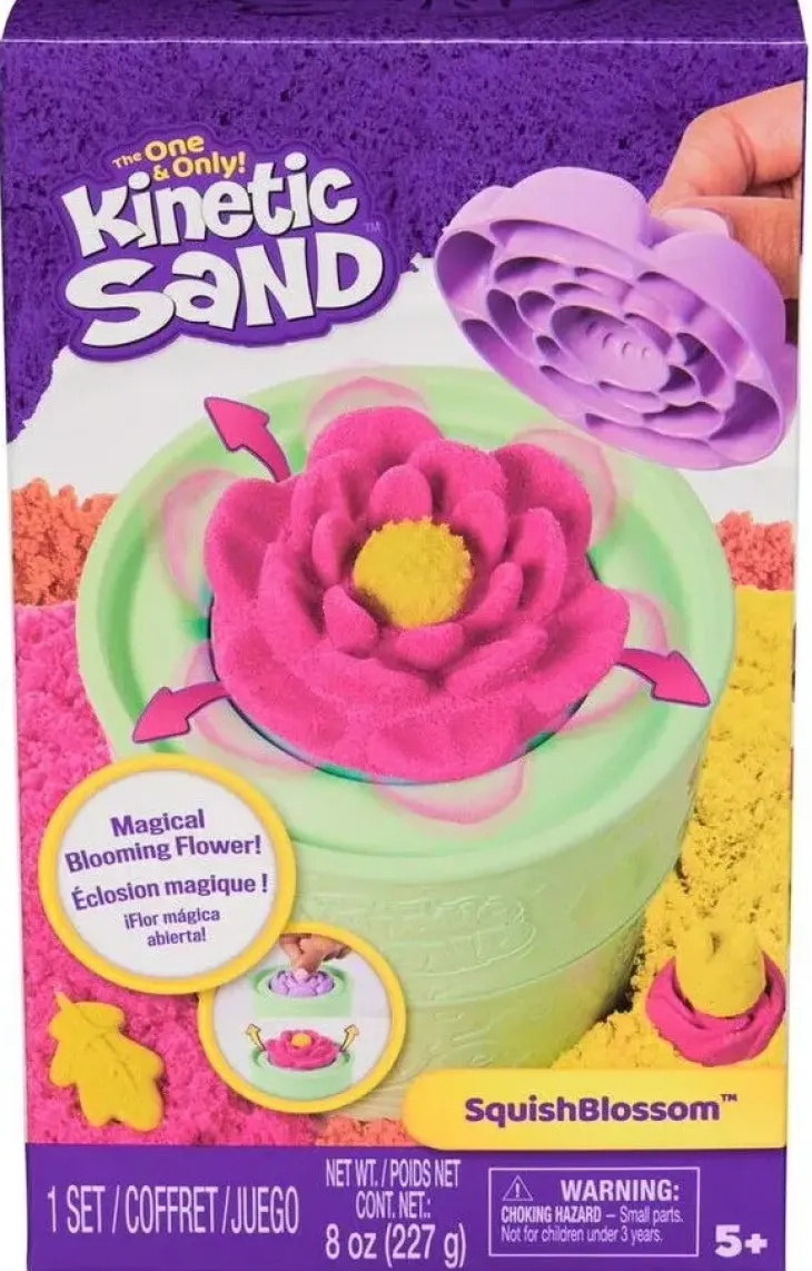 Kinetic sand squish blossom