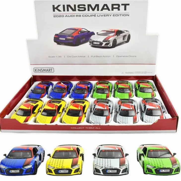 Kinsmart audi r8 12,5cm