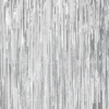 Koristeverho hologrammi hopeinen 92x240