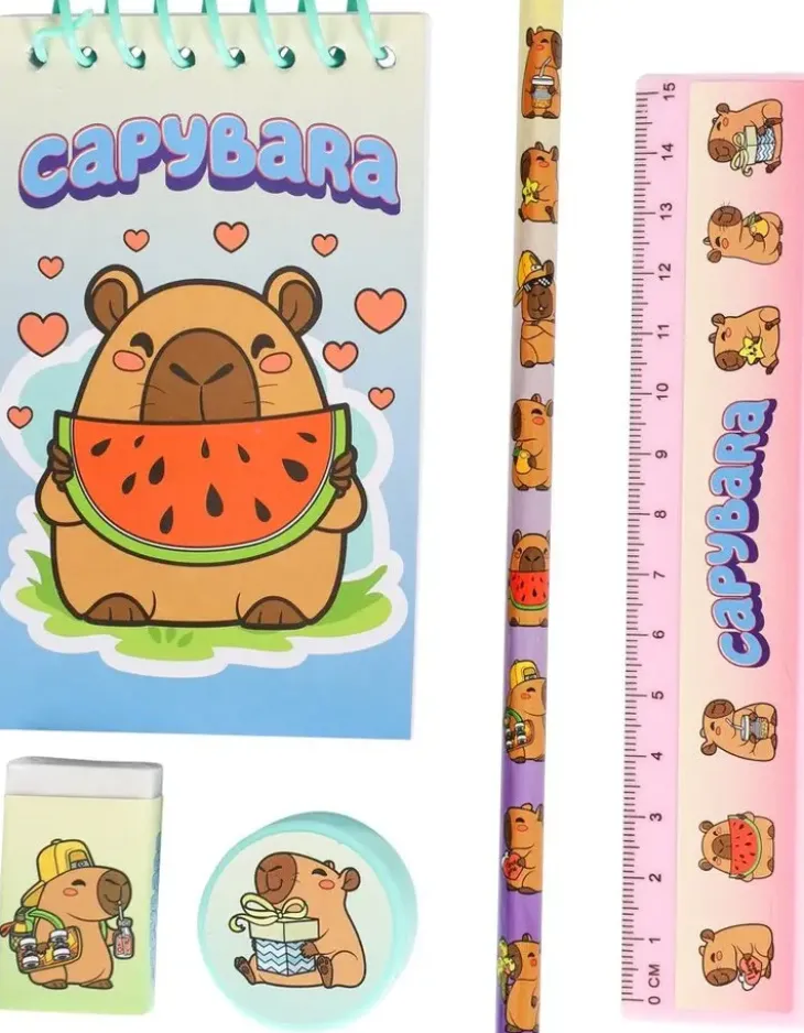 Koulutarvikesetti cabybara