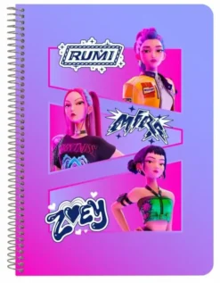 K-pop demon hunters muistikirja a5