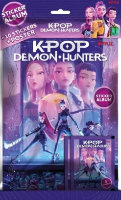 K-pop demon hunters sticker album