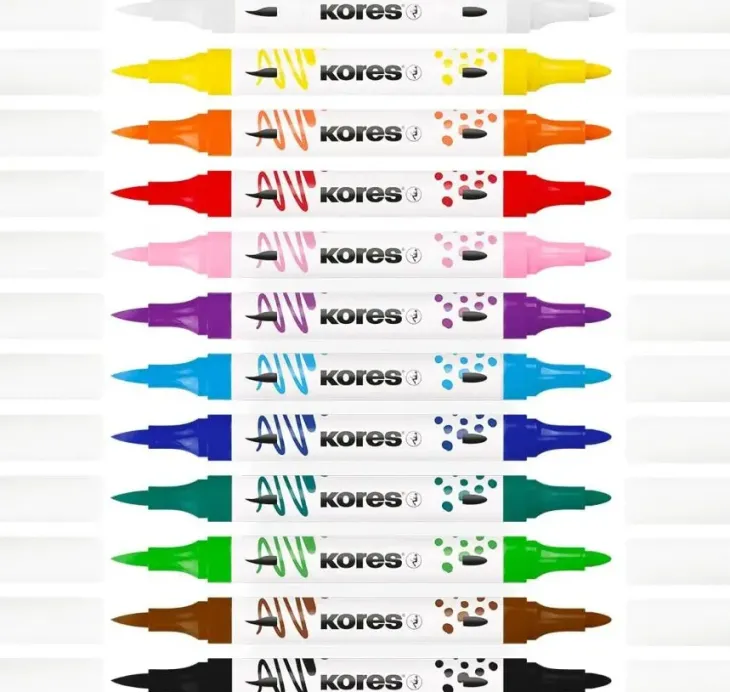 Kreative markers acrylic duo tip plastic