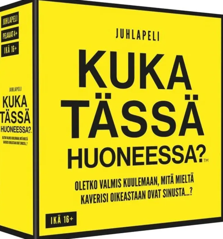 Kuka tässä huoneessa?