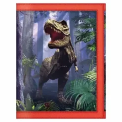 Kukkaro 3d kuviolla t-rex