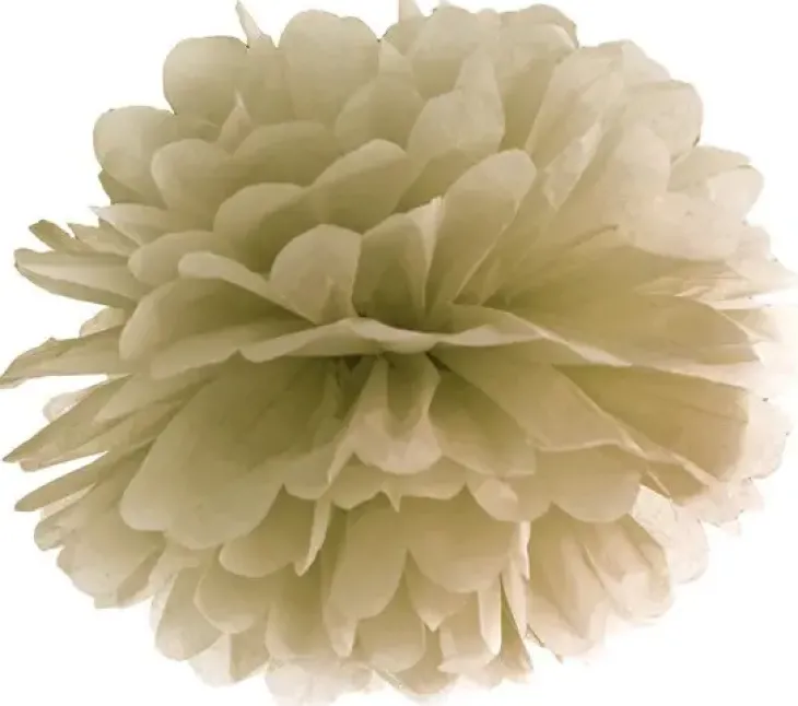 Kultainen pompom 35 cm