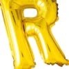 Kultainen r kirjain 41 cm