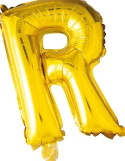 Kultainen r kirjain 41 cm