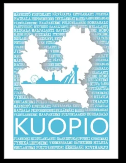 Kuopio paikkakunta postikortti