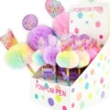 Kynä pörröinen pompom makeiset 21cm