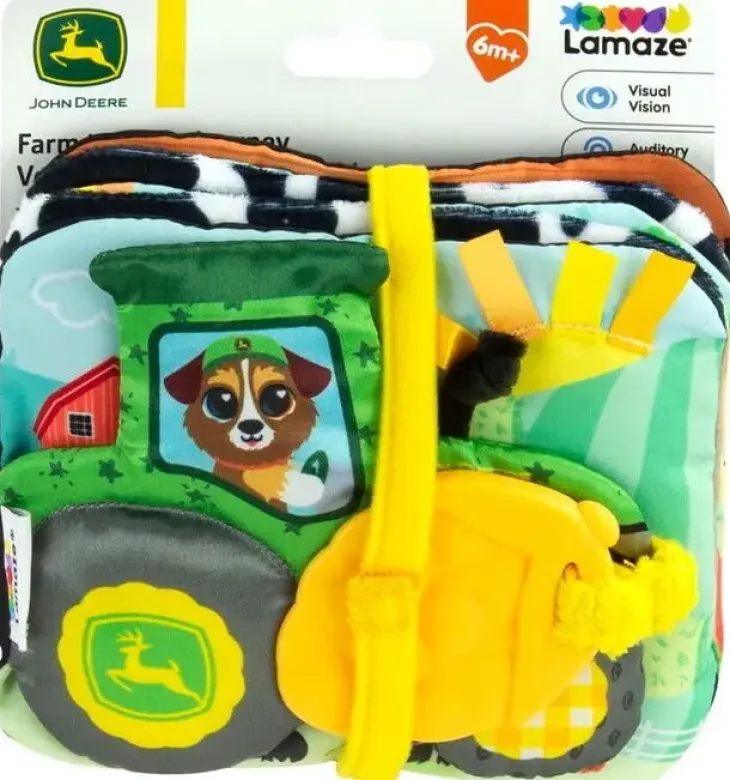 Lamaze john deere journey pehmokirja