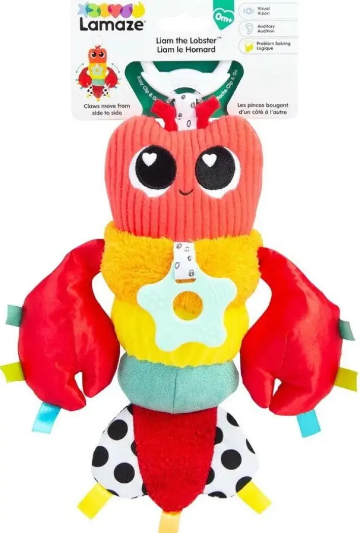 Lamaze liam the lobster clip & go