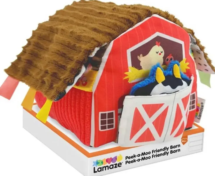 Lamaze peek-a-moo friendly barn
