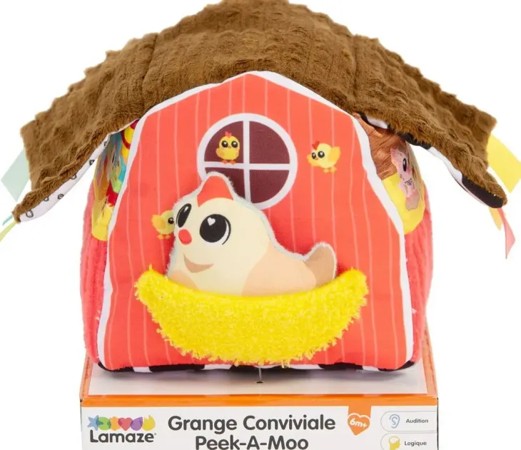 Lamaze peek-a-moo friendly barn