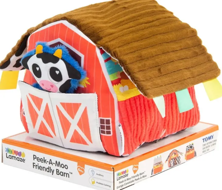 Lamaze peek-a-moo friendly barn