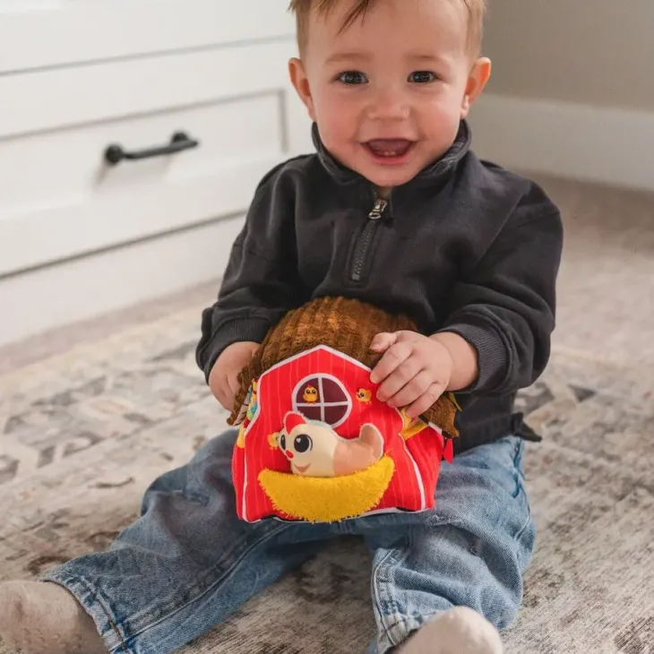 Lamaze peek-a-moo friendly barn