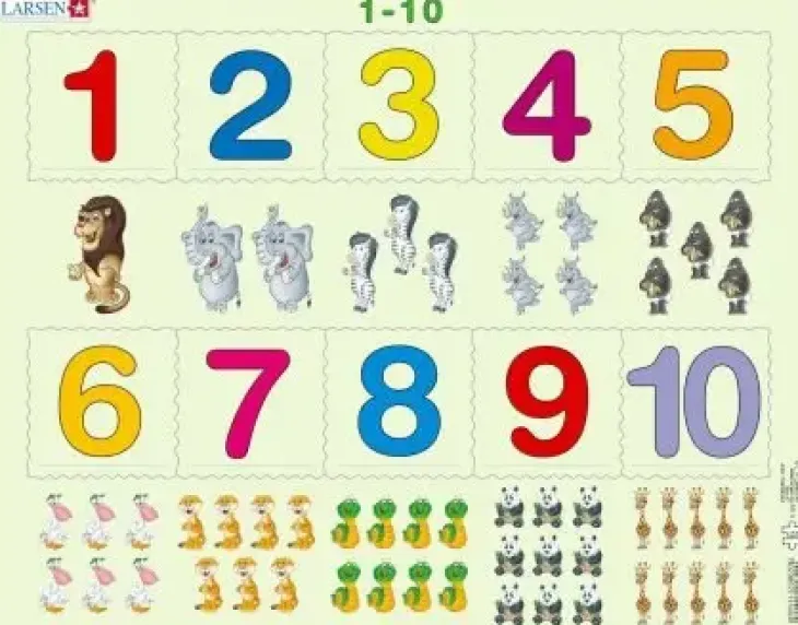 Larsen kehyspalapeli maxi numerot