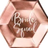 Lautaset bride squad ruusukulta 6kpl
