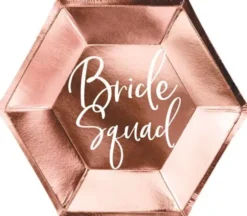 Lautaset bride squad ruusukulta 6kpl