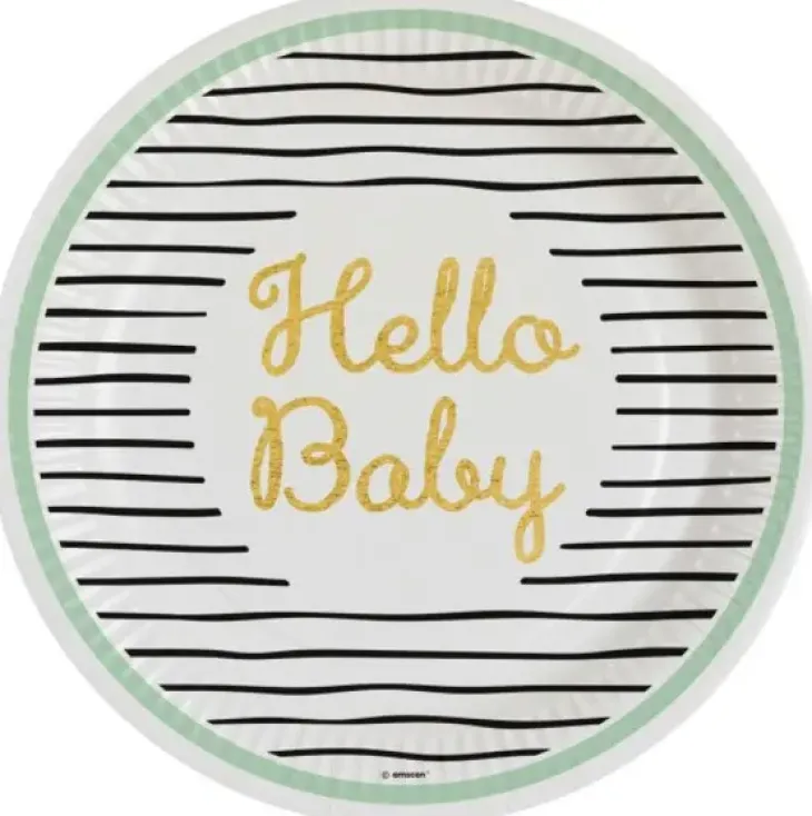 Lautaset hello baby 8kpl