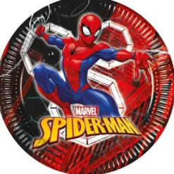 Lautaset spiderman 8kpl