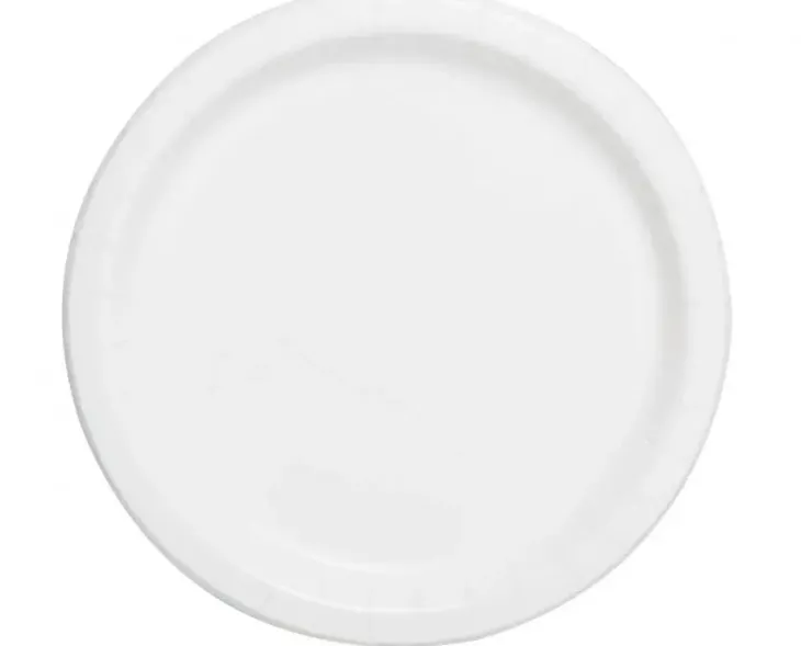 Lautaset valkoinen 8kpl 17cm