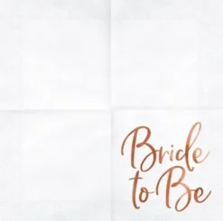 Lautasliina bride to be 20kpl