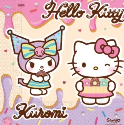 Lautasliinat hello kitty&kuromi 20kpl