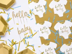 Lautasliina vauva body - hello baby