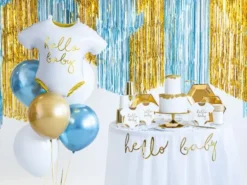 Lautasliina vauva body - hello baby