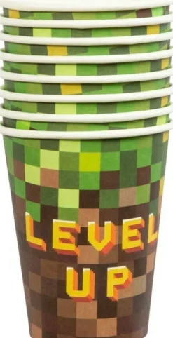 Level up pahvimukit 8kpl