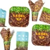 Level up paperilautaset 8 kpl