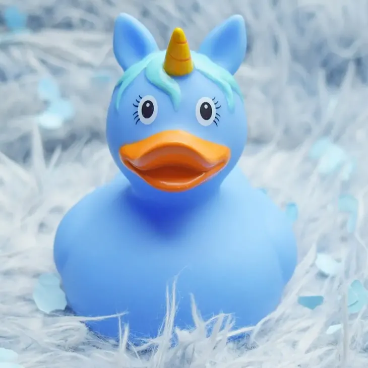 Lilalu blue unicorn kumiankka