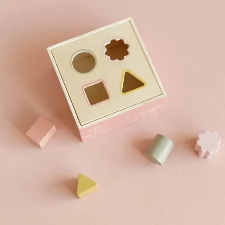 Little dutch palikkapurkki pinkki kukka