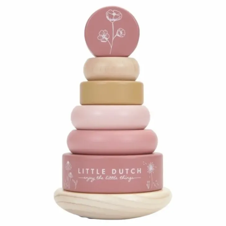 Little dutch pinkki palikkatorni