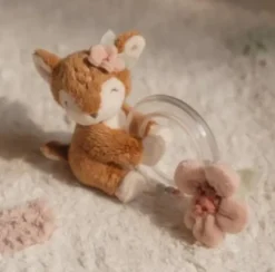 Little dutch ring rattle vaaleanpunainen