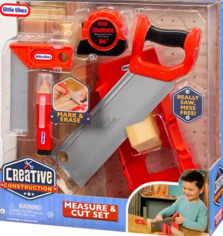 Little tikes mittaus- ja sahaussetti