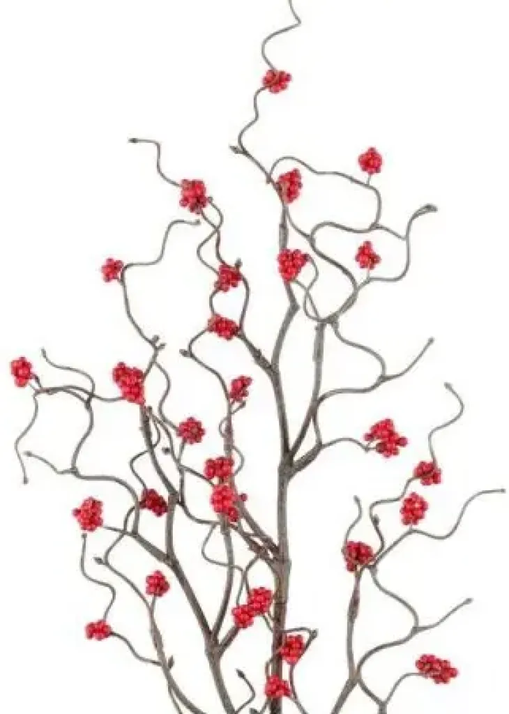 4living koristeoksa marjoilla 78cm