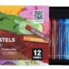 Öljypastelliliitu 12 väriä