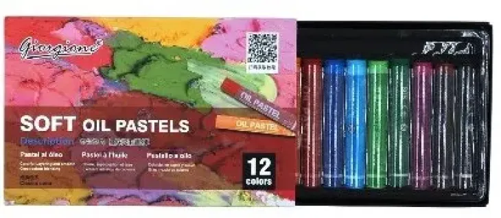 Öljypastelliliitu 12 väriä