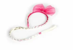 Lulu blush kultainen hiuspanta letillä