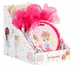Lulu blush pinkki hiuspanta letillä